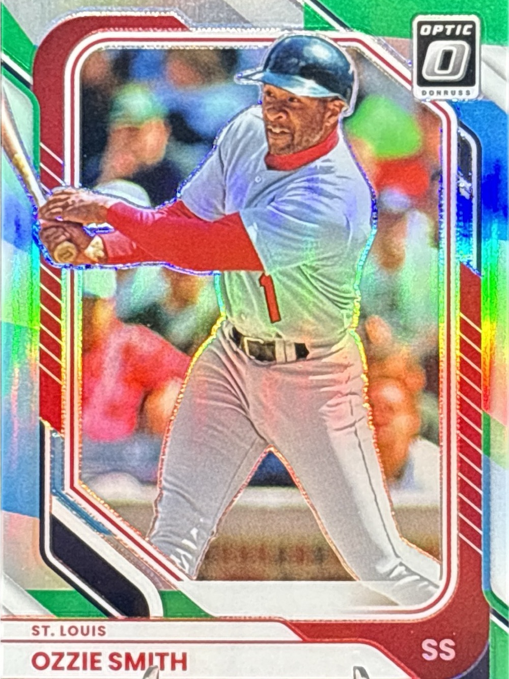 Panini Ozzie Smith Baseball Trading Card - Prizm